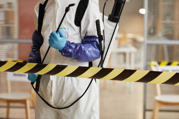 Professional Blood Cleanup technician working in Camp Nelson, CA